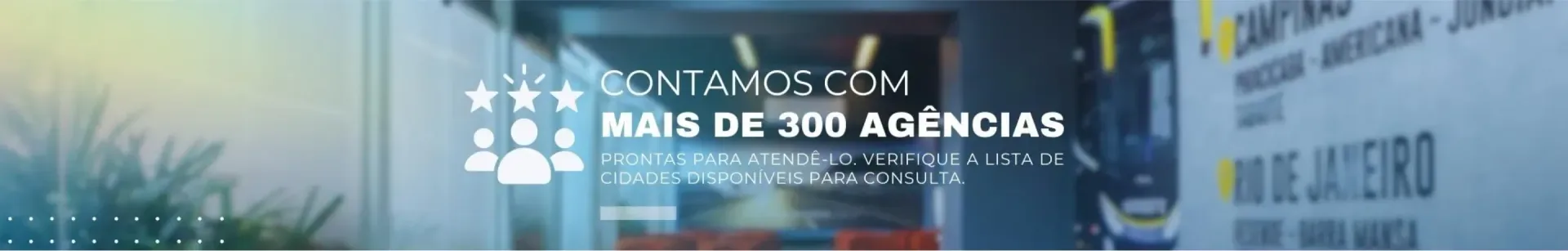 Agência da Expresso Nordeste: mais de 300 guichês para atender você